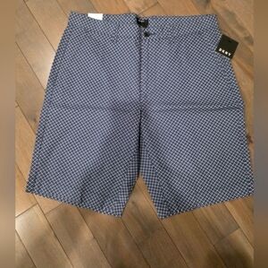 DKNY Men's Blue Patterned Shorts